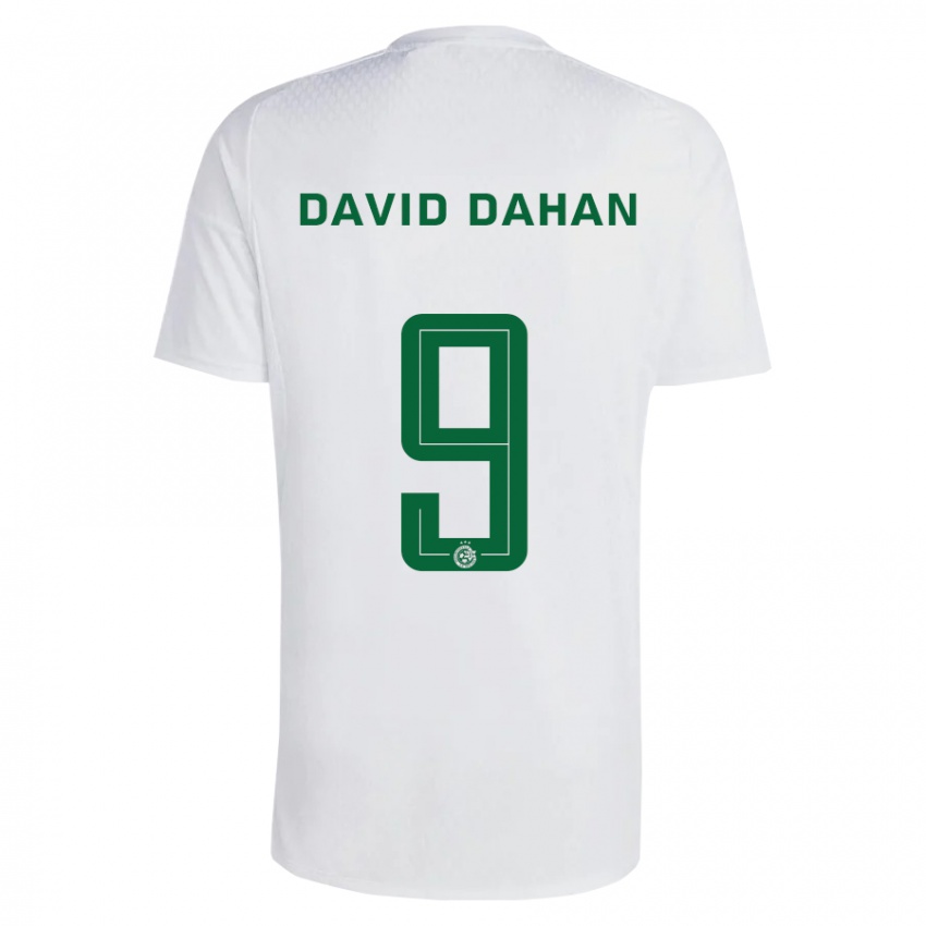 Niño Camiseta Omer David Dahan #9 Verde Azul 2ª Equipación 2023/24 La Camisa Argentina