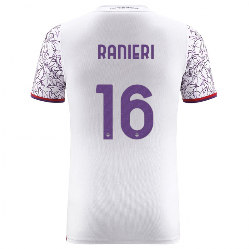 Niño Camiseta Luca Ranieri #16 Blanco 2ª Equipación 2023/24 La Camisa Argentina