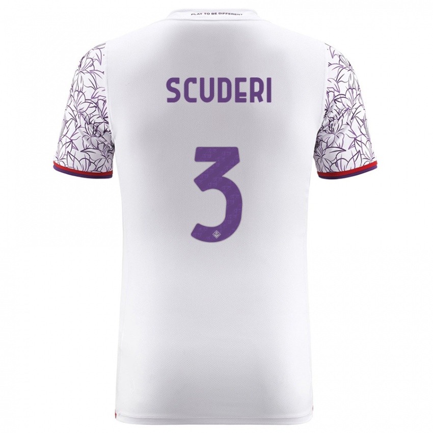 Niño Camiseta Giulio Scuderi #3 Blanco 2ª Equipación 2023/24 La Camisa Argentina