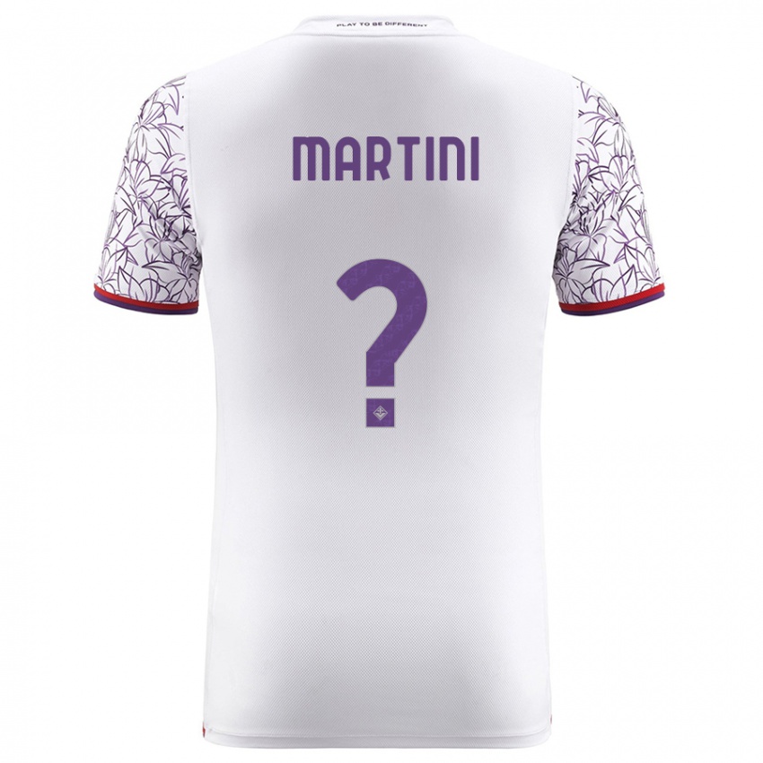 Niño Camiseta Niko Martini #0 Blanco 2ª Equipación 2023/24 La Camisa Argentina