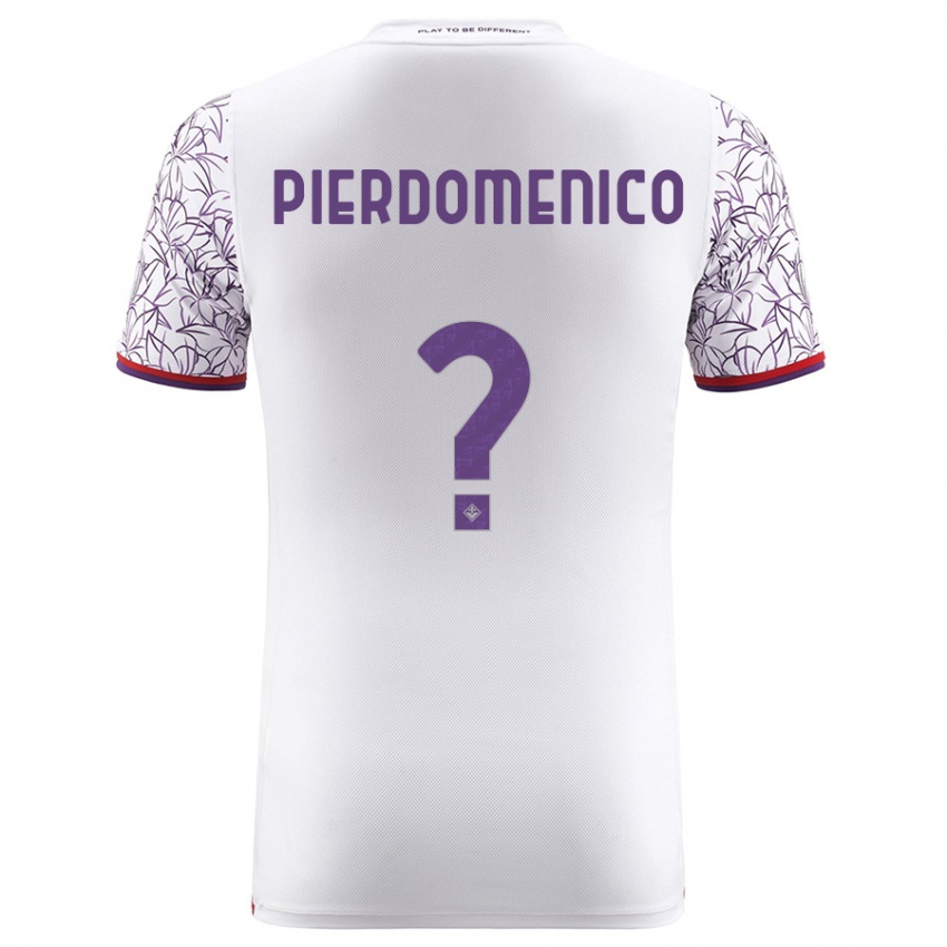 Niño Camiseta Jacopo Di Pierdomenico #0 Blanco 2ª Equipación 2023/24 La Camisa Argentina