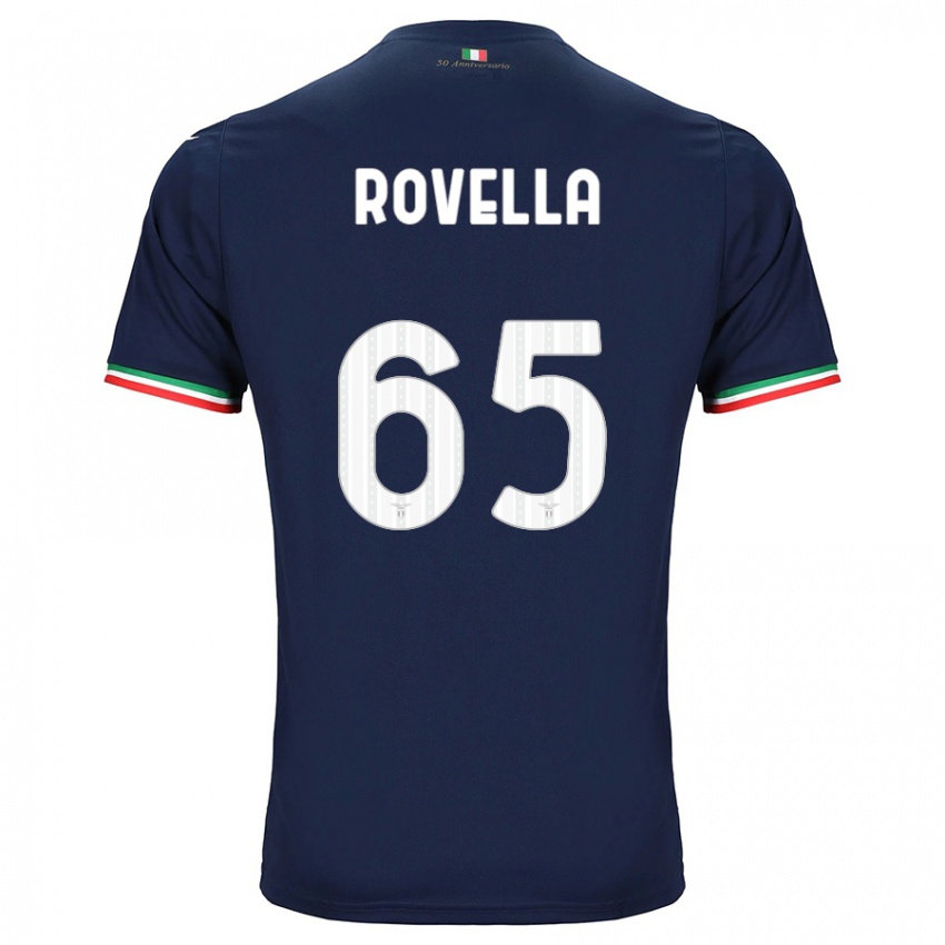 Niño Camiseta Nicolo Rovella #65 Armada 2ª Equipación 2023/24 La Camisa Argentina