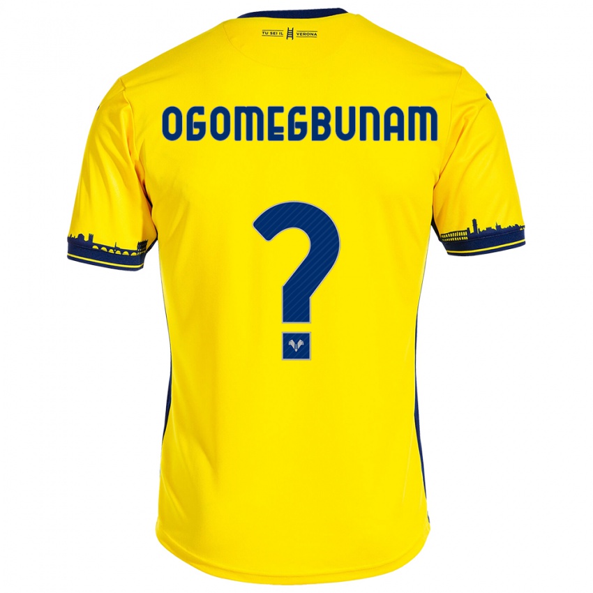 Niño Camiseta Izu Ogomegbunam #0 Amarillo 2ª Equipación 2023/24 La Camisa Argentina