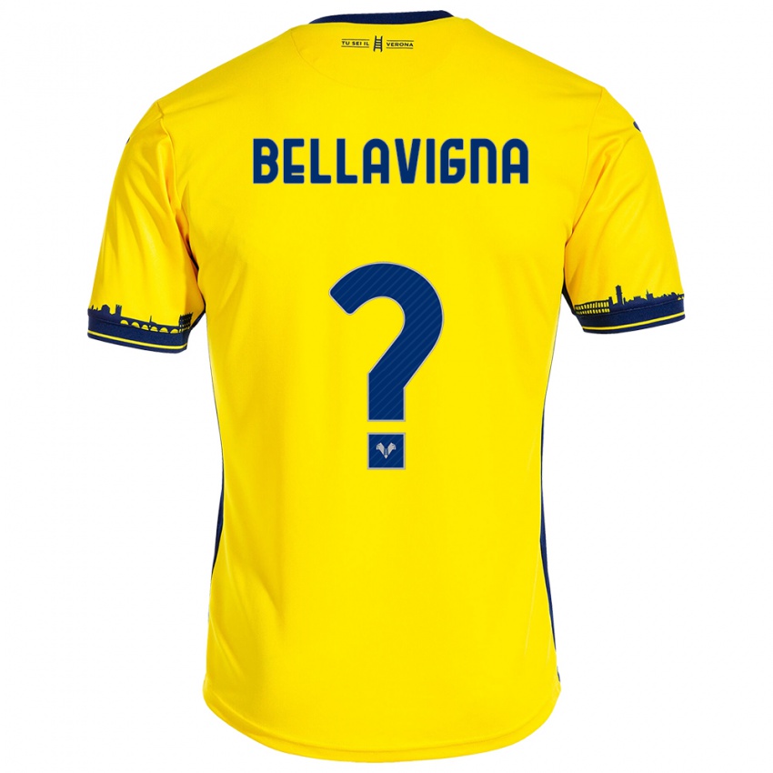 Niño Camiseta Marco Bellavigna #0 Amarillo 2ª Equipación 2023/24 La Camisa Argentina