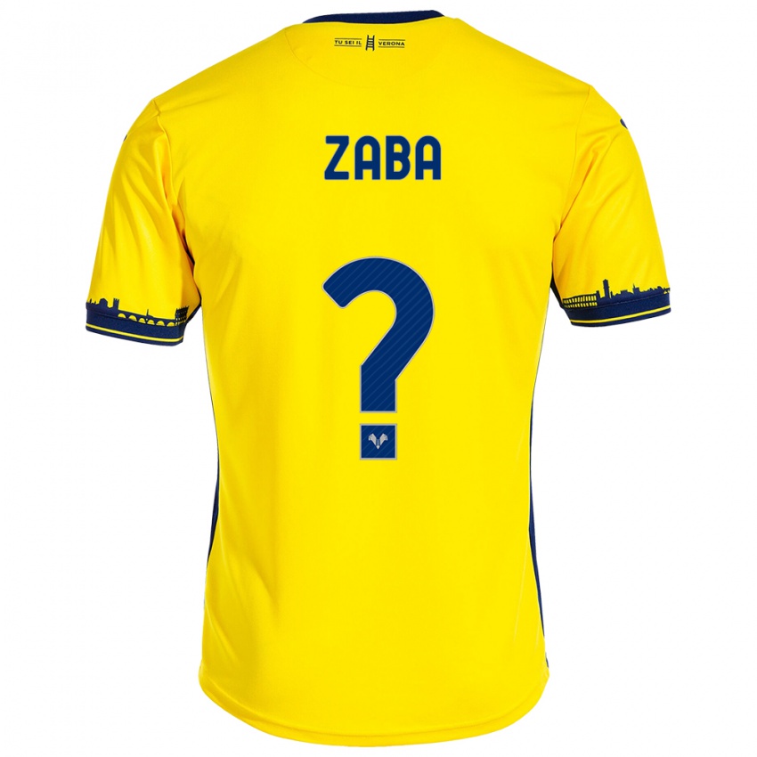 Niño Camiseta Nelson Zaba #0 Amarillo 2ª Equipación 2023/24 La Camisa Argentina