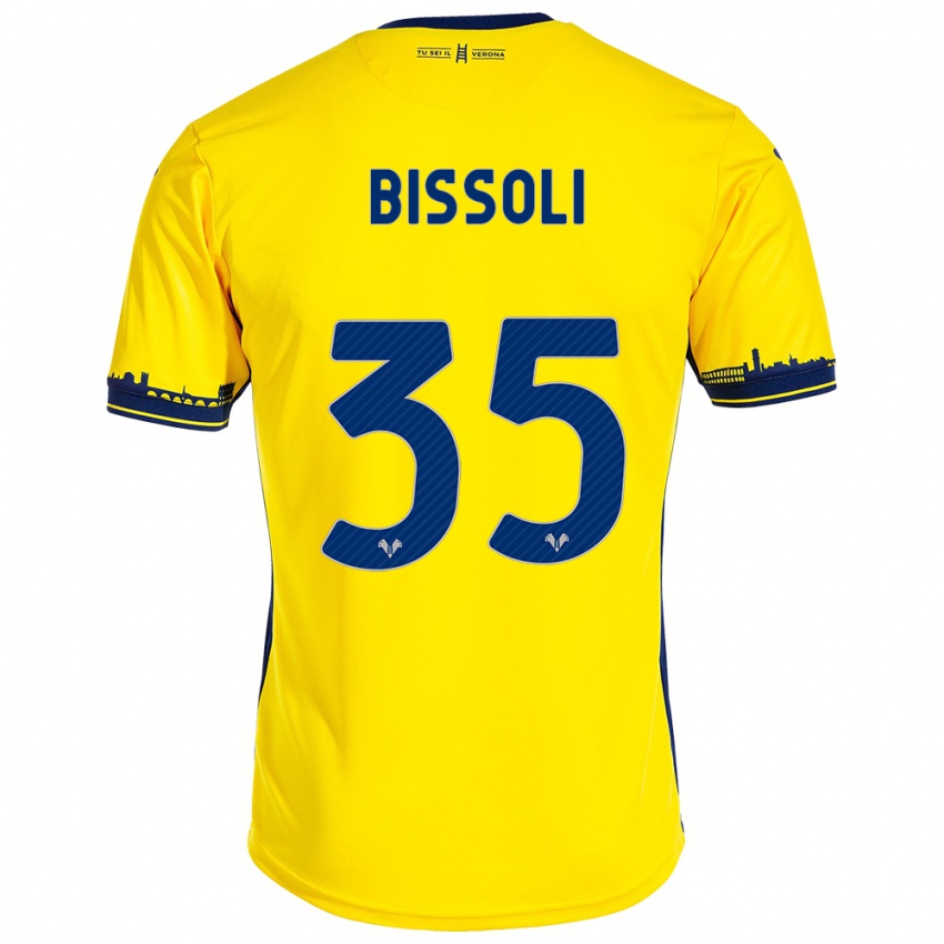 Niño Camiseta Noemí Bissoli #35 Amarillo 2ª Equipación 2023/24 La Camisa Argentina