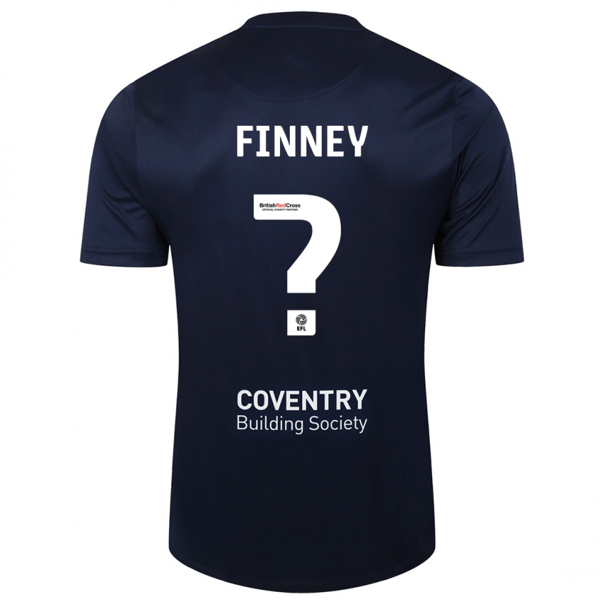 Niño Camiseta Charlie Finney #0 Rojo Azul Marino 2ª Equipación 2023/24 La Camisa Argentina