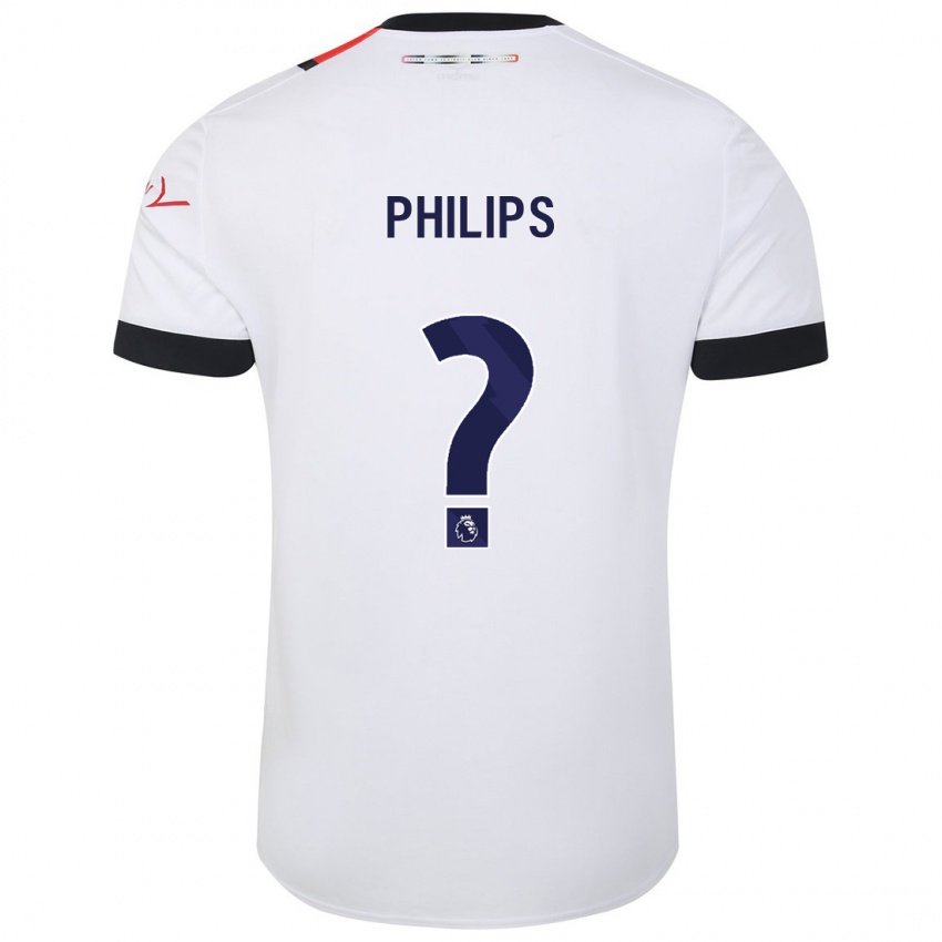Niño Camiseta Joshua Philips #0 Blanco 2ª Equipación 2023/24 La Camisa Argentina