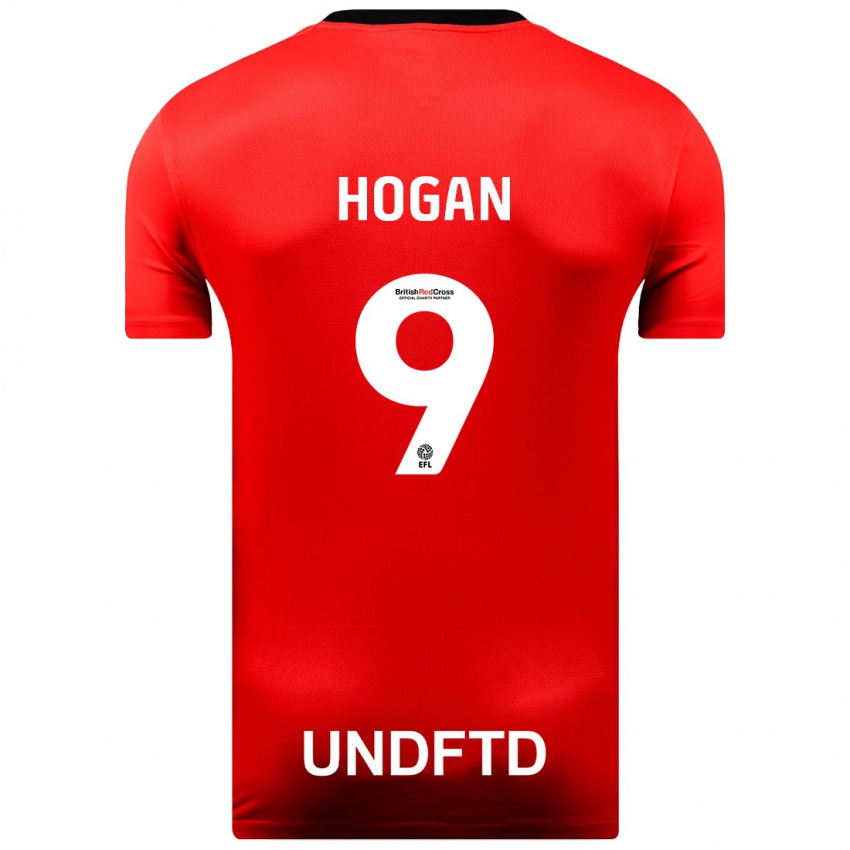 Niño Camiseta Scott Hogan #9 Rojo 2ª Equipación 2023/24 La Camisa Argentina