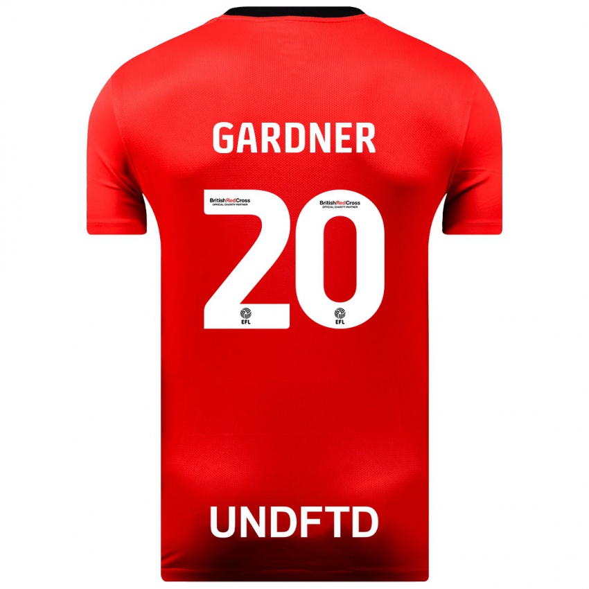 Niño Camiseta Gary Gardner #20 Rojo 2ª Equipación 2023/24 La Camisa Argentina