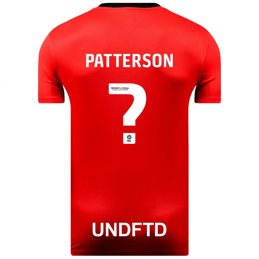 Niño Camiseta Rico Patterson #0 Rojo 2ª Equipación 2023/24 La Camisa Argentina