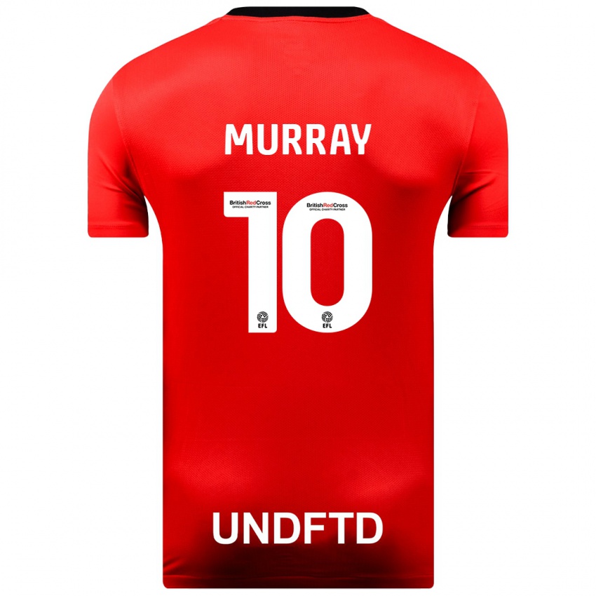 Niño Camiseta Christie Murray #10 Rojo 2ª Equipación 2023/24 La Camisa Argentina