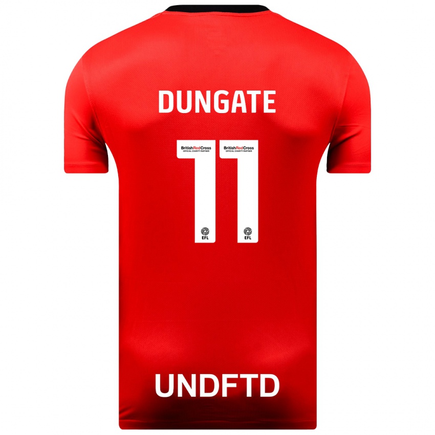 Niño Camiseta Katie Dungate #11 Rojo 2ª Equipación 2023/24 La Camisa Argentina