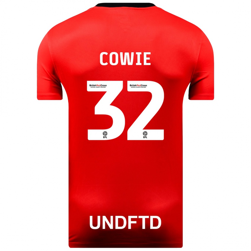 Niño Camiseta Abbie Cowie #32 Rojo 2ª Equipación 2023/24 La Camisa Argentina