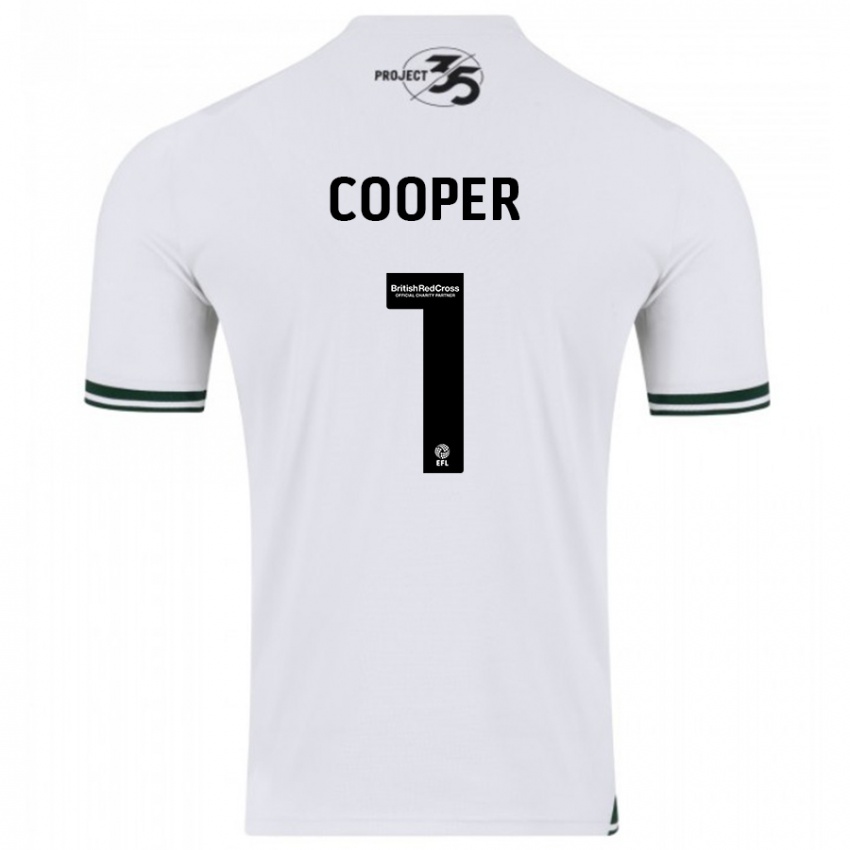 Niño Camiseta Michael Cooper #1 Blanco 2ª Equipación 2023/24 La Camisa Argentina