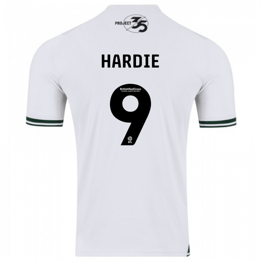 Niño Camiseta Ryan Hardie #9 Blanco 2ª Equipación 2023/24 La Camisa Argentina