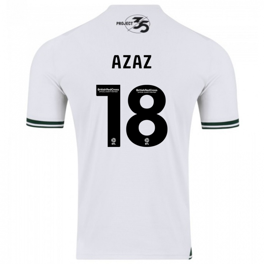 Niño Camiseta Finn Azaz #18 Blanco 2ª Equipación 2023/24 La Camisa Argentina