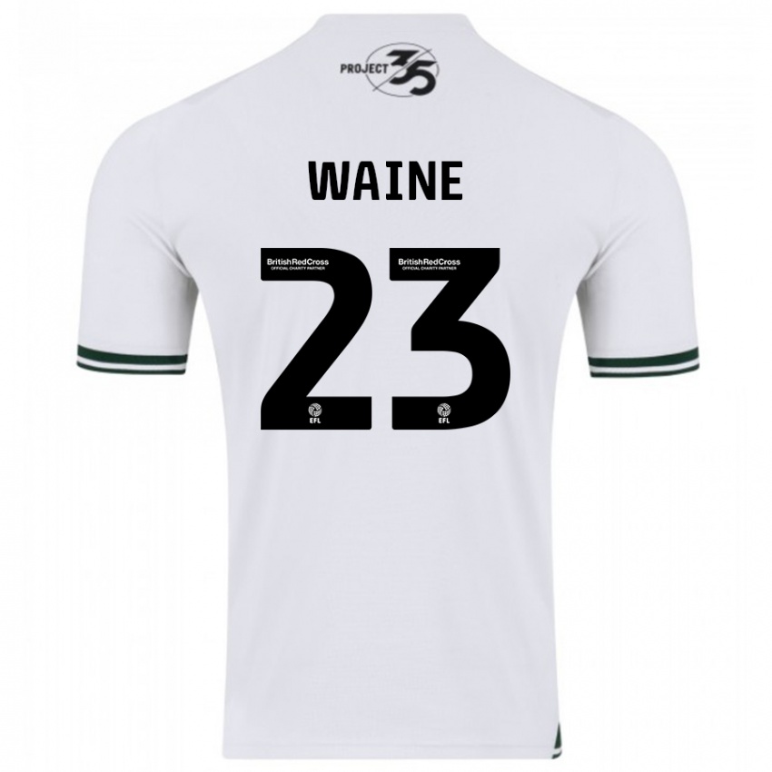 Niño Camiseta Ben Waine #23 Blanco 2ª Equipación 2023/24 La Camisa Argentina