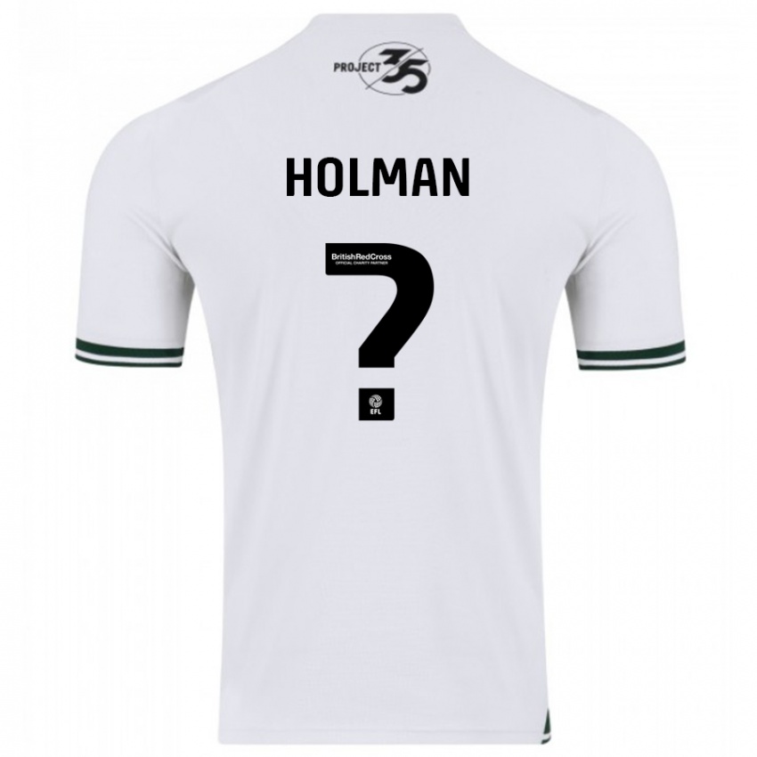 Niño Camiseta Daniel Holman #0 Blanco 2ª Equipación 2023/24 La Camisa Argentina