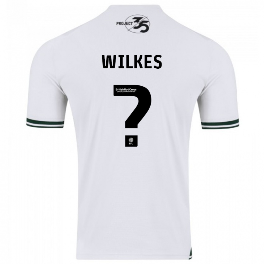 Niño Camiseta Finley Wilkes #0 Blanco 2ª Equipación 2023/24 La Camisa Argentina