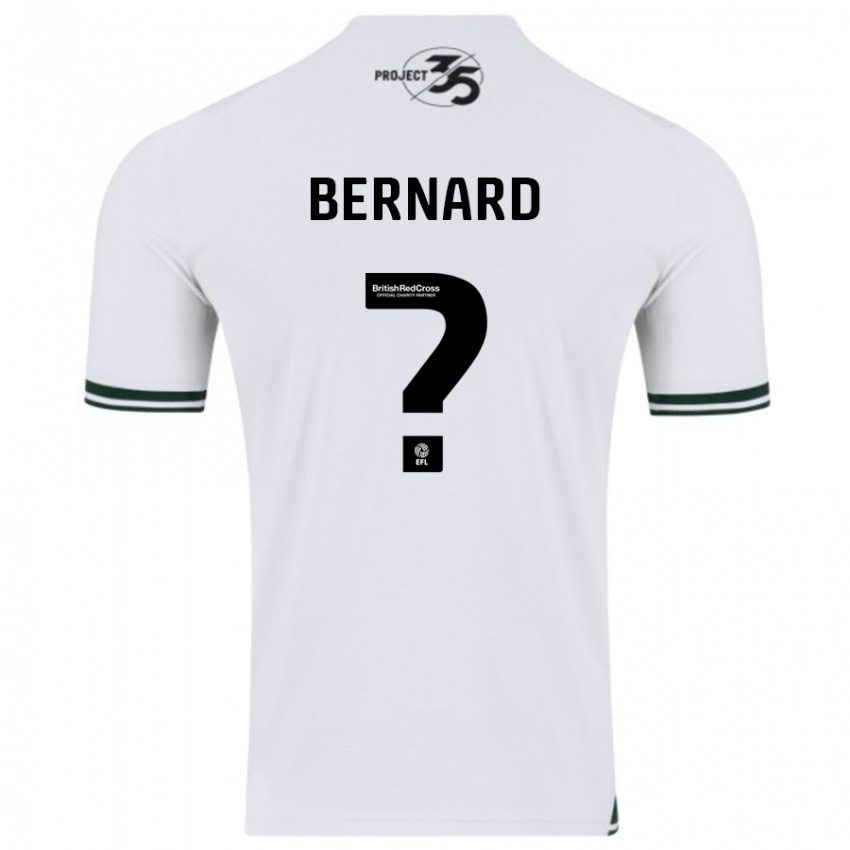 Niño Camiseta Josh Bernard #0 Blanco 2ª Equipación 2023/24 La Camisa Argentina