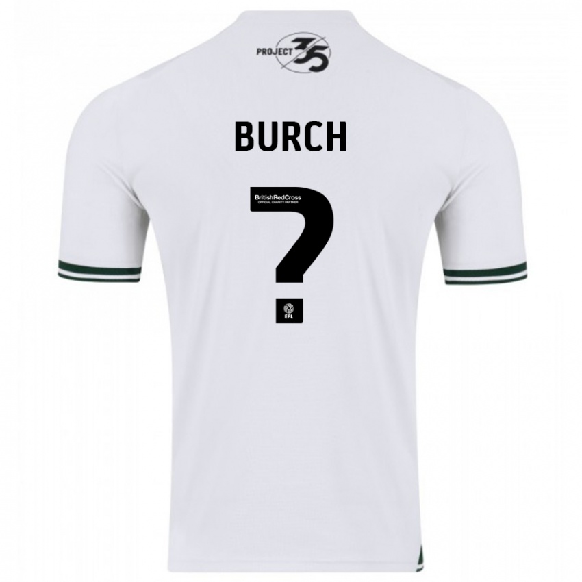 Niño Camiseta Kian Burch #0 Blanco 2ª Equipación 2023/24 La Camisa Argentina