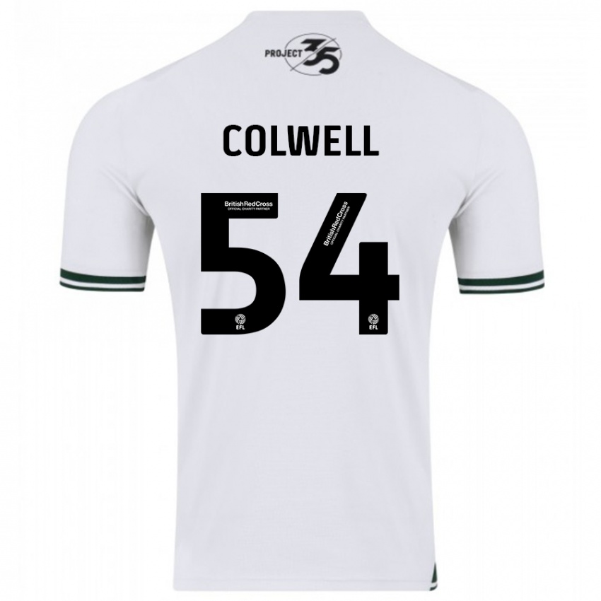 Niño Camiseta Lewis Colwell #54 Blanco 2ª Equipación 2023/24 La Camisa Argentina