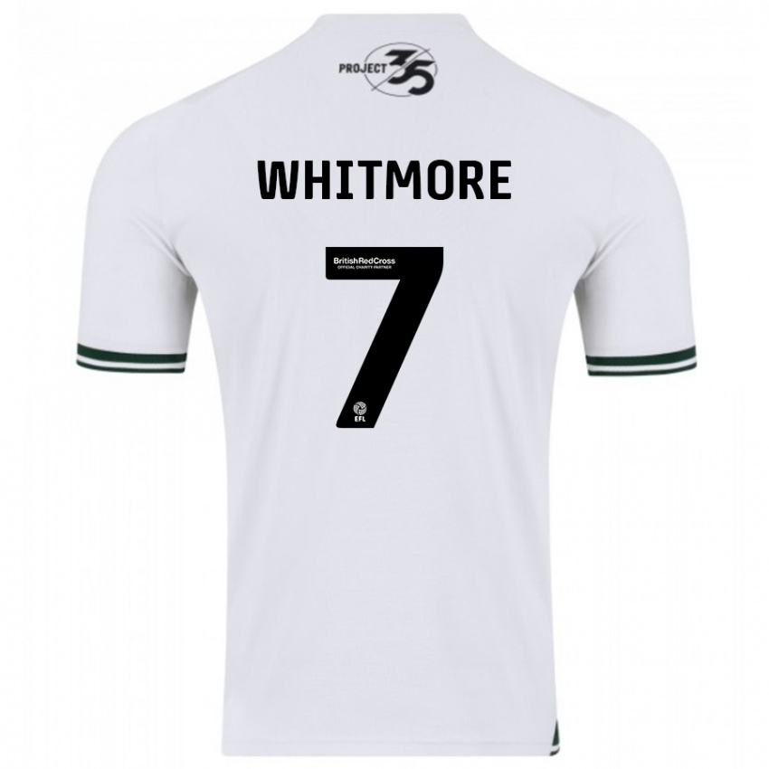 Niño Camiseta Charlotte Whitmore #7 Blanco 2ª Equipación 2023/24 La Camisa Argentina