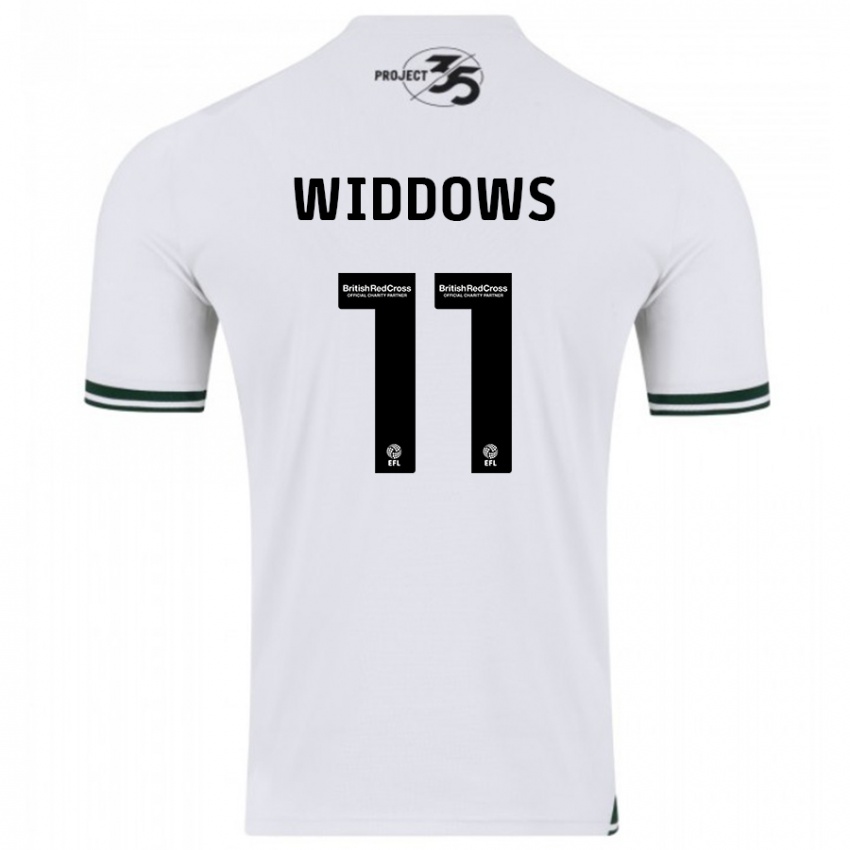 Niño Camiseta Jade Widdows #11 Blanco 2ª Equipación 2023/24 La Camisa Argentina