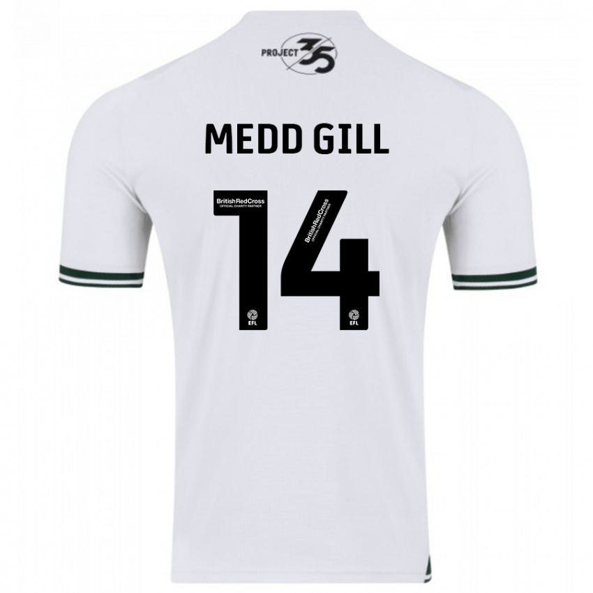 Niño Camiseta Tamsin Medd-Gill #14 Blanco 2ª Equipación 2023/24 La Camisa Argentina