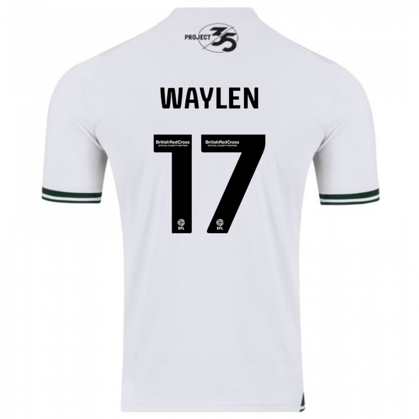 Niño Camiseta Libby Waylen #17 Blanco 2ª Equipación 2023/24 La Camisa Argentina