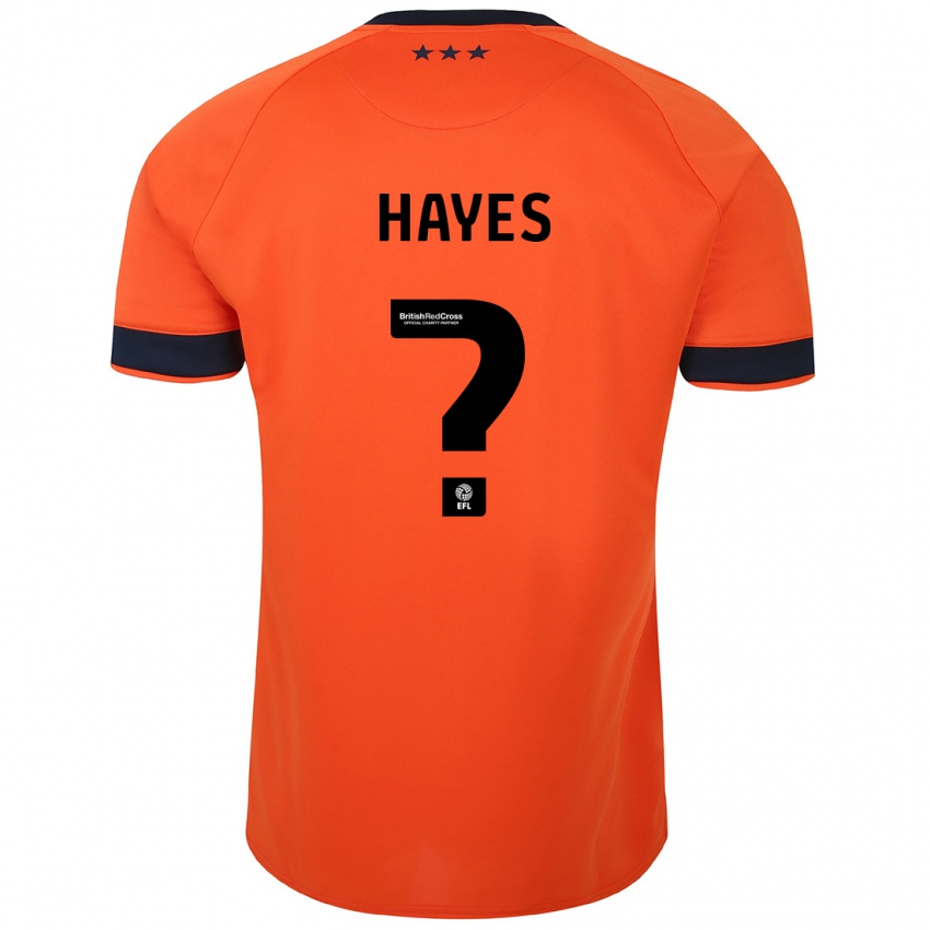 Niño Camiseta Nick Hayes #0 Naranja 2ª Equipación 2023/24 La Camisa Argentina