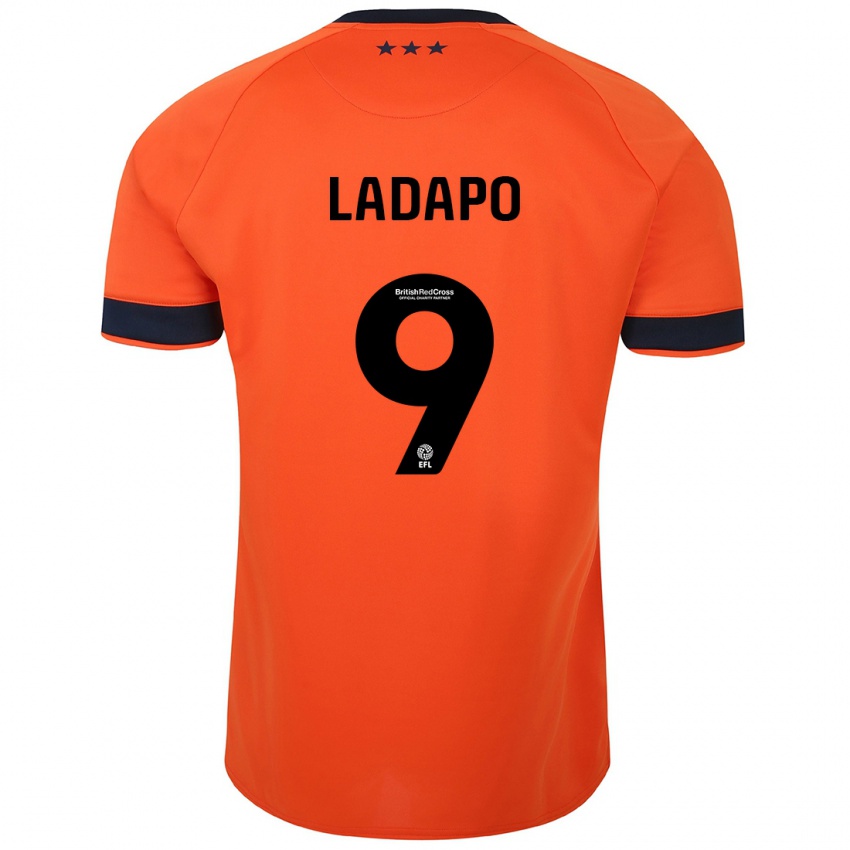 Niño Camiseta Freddie Ladapo #9 Naranja 2ª Equipación 2023/24 La Camisa Argentina