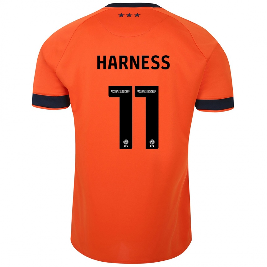 Niño Camiseta Marcus Harness #11 Naranja 2ª Equipación 2023/24 La Camisa Argentina