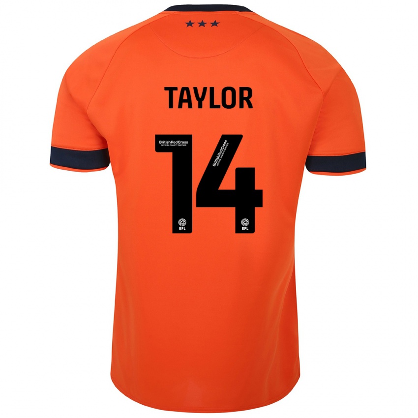 Niño Camiseta Jack Taylor #14 Naranja 2ª Equipación 2023/24 La Camisa Argentina