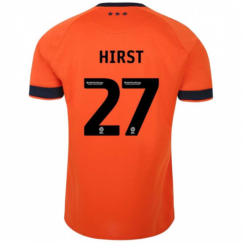 Niño Camiseta George Hirst #27 Naranja 2ª Equipación 2023/24 La Camisa Argentina