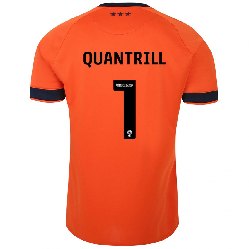 Niño Camiseta Sarah Quantrill #1 Naranja 2ª Equipación 2023/24 La Camisa Argentina