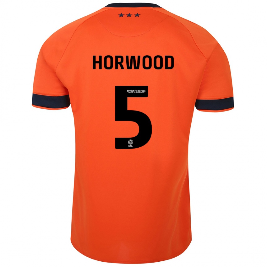 Niño Camiseta Bonnie Horwood #5 Naranja 2ª Equipación 2023/24 La Camisa Argentina