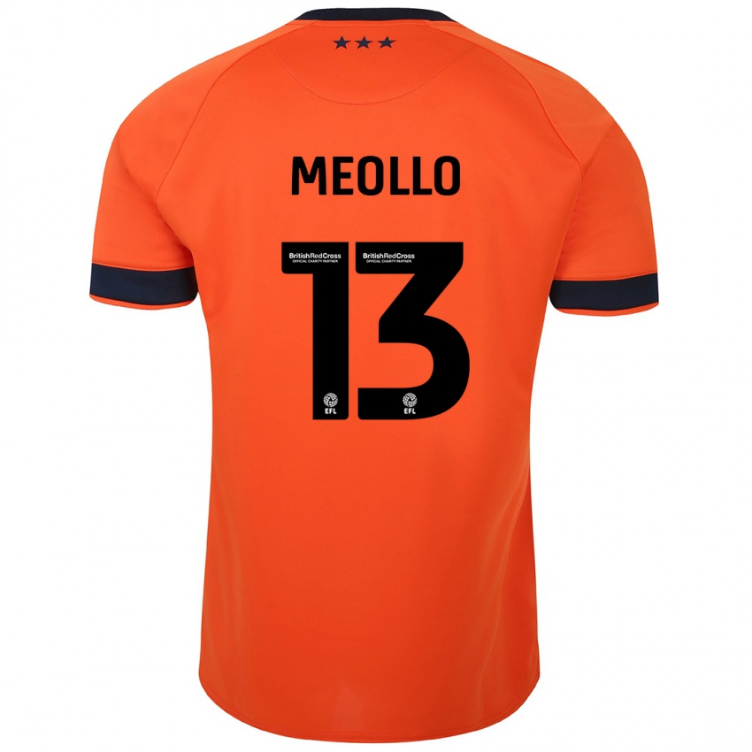 Niño Camiseta Nina Meollo #13 Naranja 2ª Equipación 2023/24 La Camisa Argentina