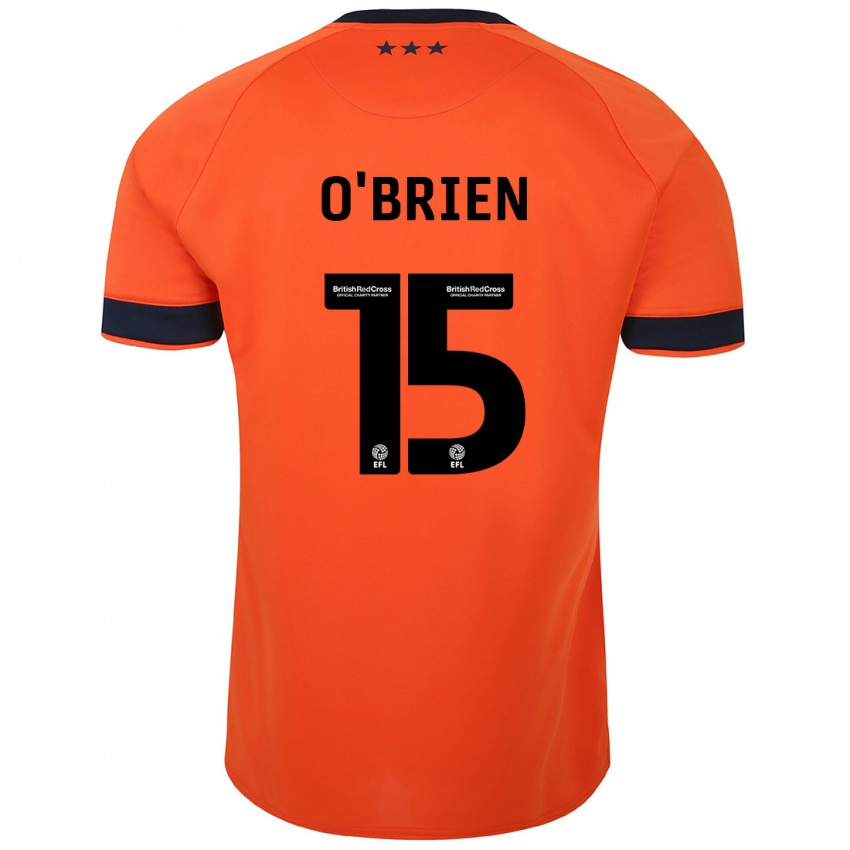 Niño Camiseta Lucy O'brien #15 Naranja 2ª Equipación 2023/24 La Camisa Argentina