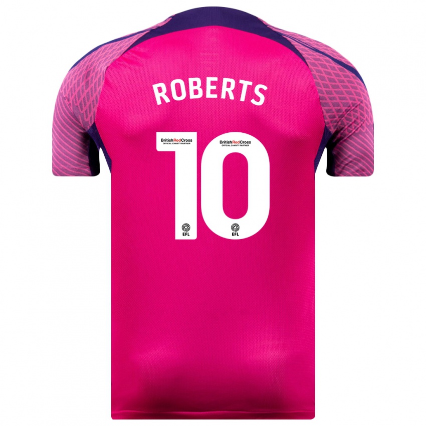 Niño Camiseta Patrick Roberts #10 Morado 2ª Equipación 2023/24 La Camisa Argentina