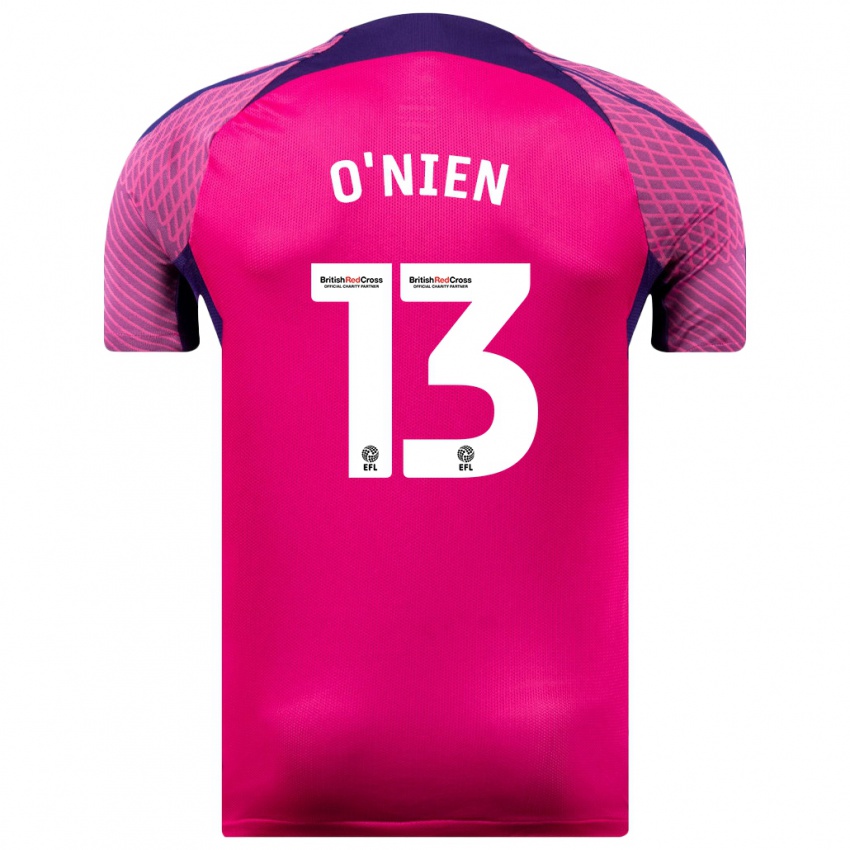 Niño Camiseta Luke O'nien #13 Morado 2ª Equipación 2023/24 La Camisa Argentina