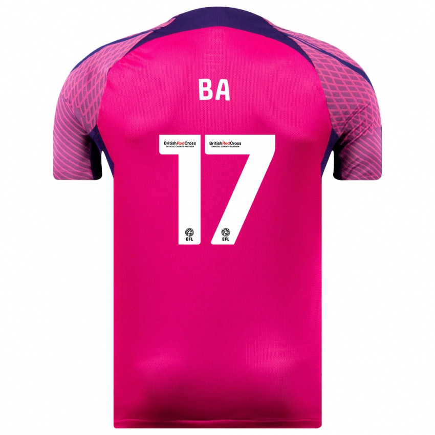 Niño Camiseta Abdoullah Ba #17 Morado 2ª Equipación 2023/24 La Camisa Argentina