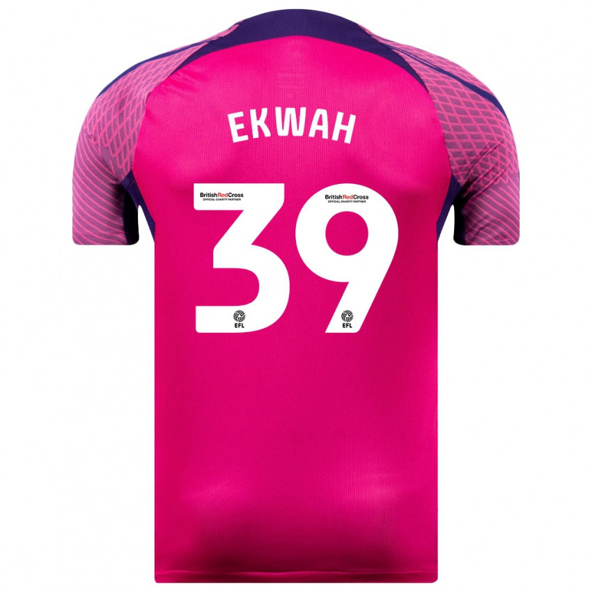 Niño Camiseta Pierre Ekwah #39 Morado 2ª Equipación 2023/24 La Camisa Argentina