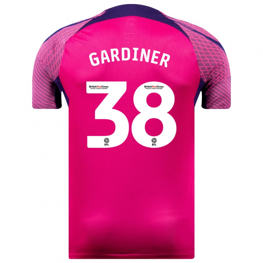 Niño Camiseta Harry Gardiner #38 Morado 2ª Equipación 2023/24 La Camisa Argentina