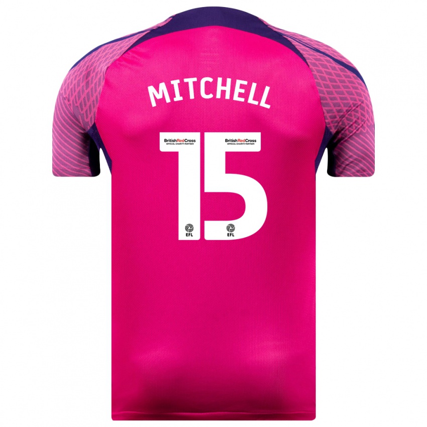 Niño Camiseta Cuba Mitchell #15 Morado 2ª Equipación 2023/24 La Camisa Argentina