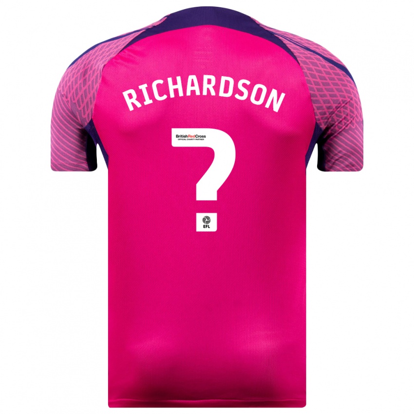 Niño Camiseta Adam Richardson #0 Morado 2ª Equipación 2023/24 La Camisa Argentina