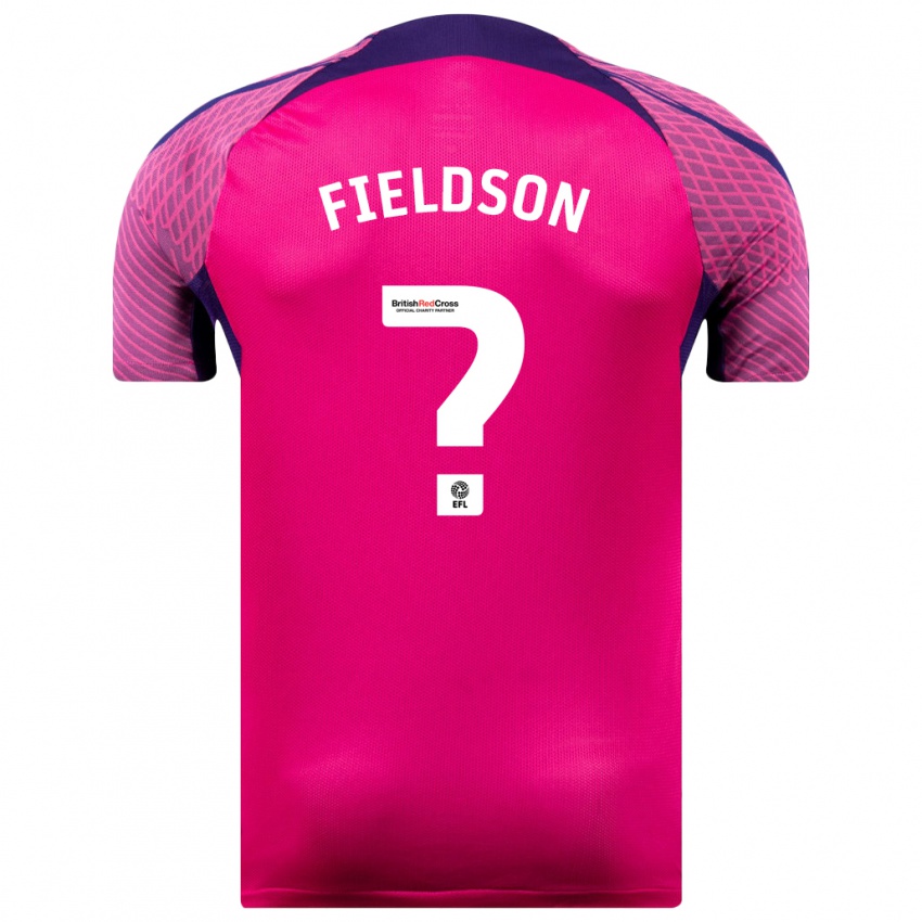 Niño Camiseta Henry Fieldson #0 Morado 2ª Equipación 2023/24 La Camisa Argentina