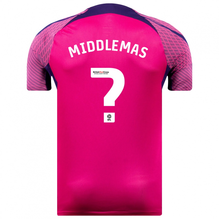 Niño Camiseta Ben Middlemas #0 Morado 2ª Equipación 2023/24 La Camisa Argentina