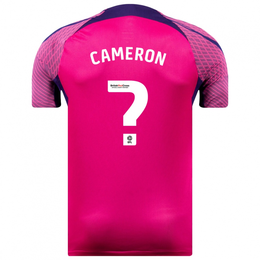 Niño Camiseta Dan Cameron #0 Morado 2ª Equipación 2023/24 La Camisa Argentina